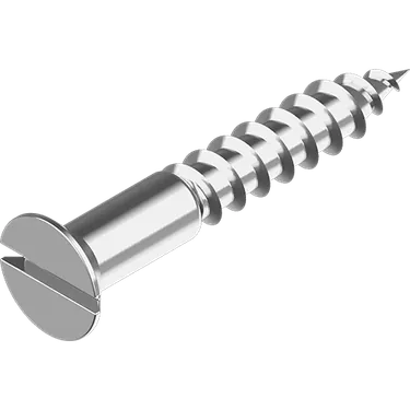 Träskruv försänkt skalle